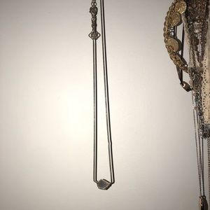 Kendra Scott Gray Stone Necklace